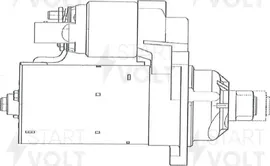 Стартер StartVOLT для Volkswagen Caddy III 2007-2010. Артикул LSt 1832