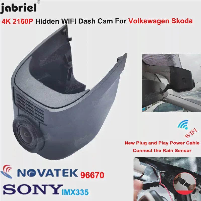 🛍 4K 2160P Автомобильный видеорегистратор для Volkswagen Tiguan Tarek Atlas Polo Passat Touran Taigun Golf Arteon Sharan Arteon Multivan Skoda-0