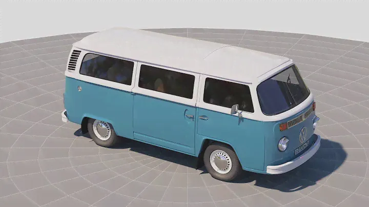 Volkswagen T2 3d model