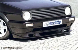 Юбка спойлер переднего бампера Volkswagen Golf II (1983-1992)