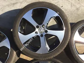 Новые оригинальные колеса на Volkswagen Golf 7 R18