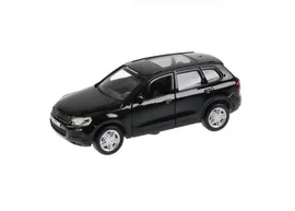 Инерционная машина Volkswagen Touareg, черная, 12 см