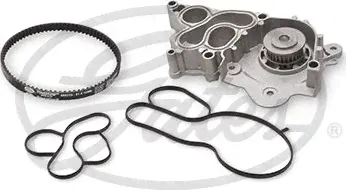 Помпа (водяной насос) с комплектом ремня ГРМ Gates PowerGrip® для Volkswagen Polo V 2012-2024. Артикул KP15683XS-2-1