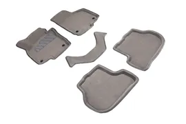 Ворсовые 3D коврики в салон Seintex для Volkswagen Golf V, VI, Jetta 2003-2012 (серые, 82171)
