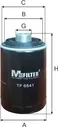 Масляный фильтр MFilter для Volkswagen Jetta V 2005-2010. Артикул TF 6541