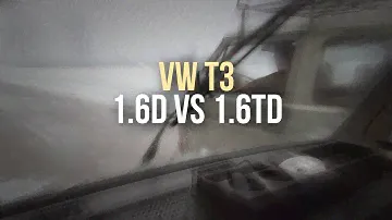 Dragrace: VW T3 T25 1.6TD (0,2bar boost) vs. 1.6D