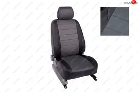 Чехлы для сидений Seintex (экокожа, 7 подголовников, airbag) Volkswagen Touran 1T (2003-2015) дорестайлинг минивэн, 1-ый рестайлинг минивэн, 2-ой рестайлинг минивэн
