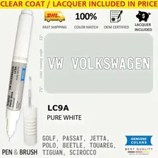 LC9A Touch Up Paint for VW Volkswagen White GOLF PASSAT JETTA POLO BEETLE TOUARE