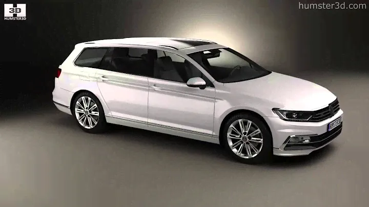 Volkswagen Passat (B8) variant R-Line 2019 3D model by 3DModels.org