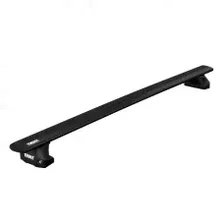 Багажник Thule WingBar FixPoint EVO на крышу автомобиля Volkswagen Multivan T7 с 2022 г. в штатное место (черная крыловидная дуга)