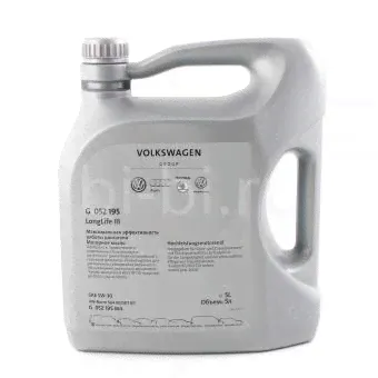 Масло моторное VOLKSWAGEN LONGLIFE 3 5W30 синтетика 5 л G052195M4-0