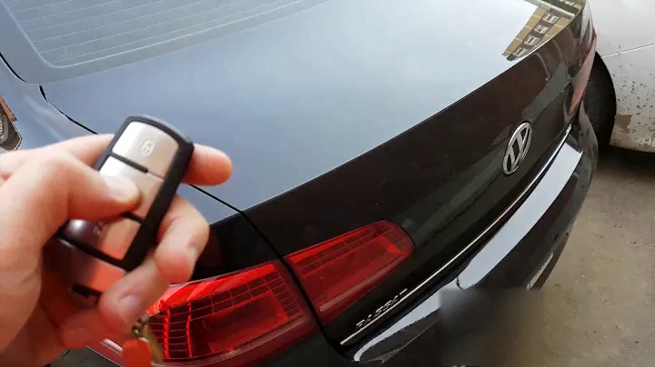 Volkswagen Passat B7 Плохо открывается багажник