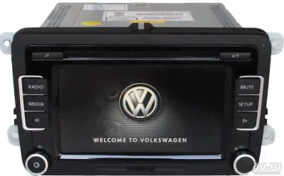 Оригинальная штатная магнитола RCD-510 c выходом USB и входом для камеры для Volkswagen: Amarok, Caddy, Golf, Jetta, Passat, Polo, Tiguan (магнитола Тигуан), Touran, Transporter\Caravelle USB SD iPad