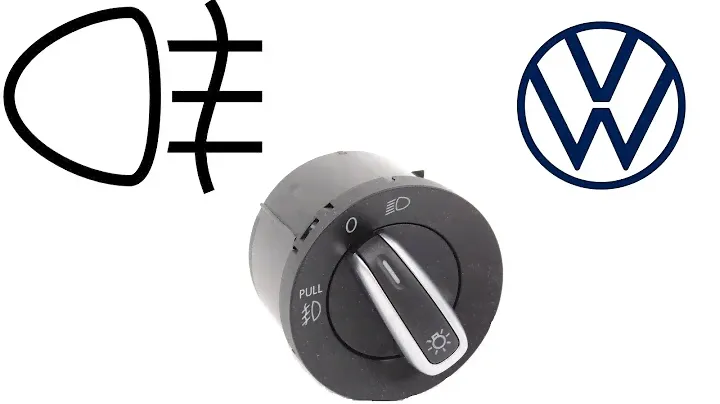 VW Jetta 6 - Включение задних противотуманных фонарей / How to turn on rear fog lights