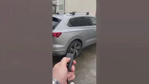VW Touareg remote start system, key start