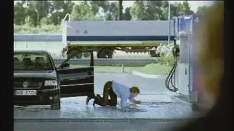 VW Werbung - VW Passat TDI B5 (Typ 3BG) - Tankstelle