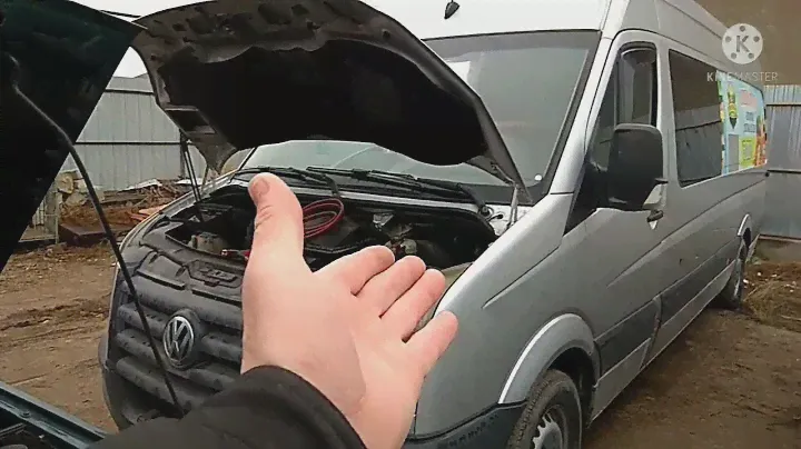Как Прикурить если сел Аккумулятор, заводим VW Crafter от VW Golf ®️
