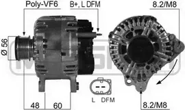 Генератор Era OEM для Volkswagen Transporter T5 2003-2015. Артикул 210469
