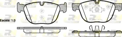 Тормозные колодки RoadHouse передние для Volkswagen Tiguan I 2015-2018. Артикул 21297.00-0