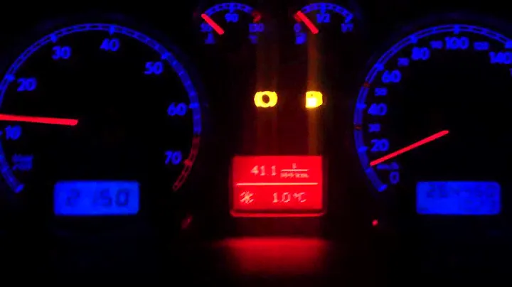 Показания бортового компьютера Passat B5 2002