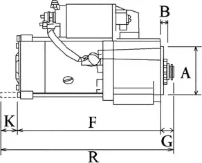 Стартер HC-Cargo для Volkswagen Crafter I 2006-2013. Артикул 114317-2