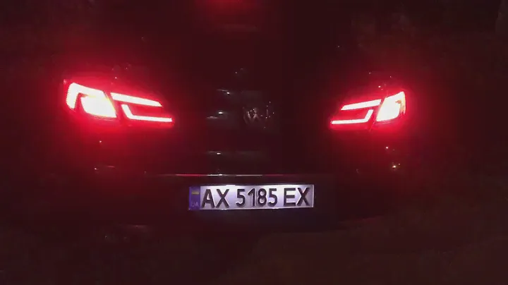 VW CC - Установка задних желтых поворотников