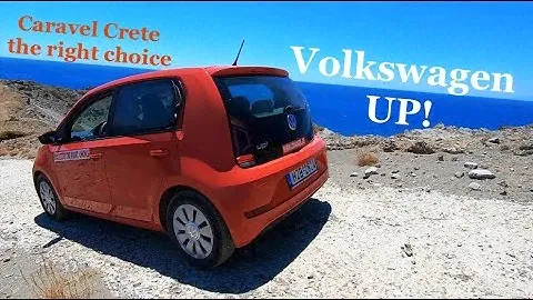 Volkswagen up - вездеход на две недели! Caravel аренда авто Крит. Volkswagen up отзыв