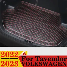 Коврик для багажника автомобиля Volkswagen VW Tavendor 2022 2023 С высокой Боковой Водонепроницаемой задней грузовой крышкой, Ковровая дорожка, Аксессуары для хвоста, Подкладка для багажника