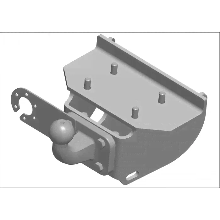 Фаркоп Avtos на Volkswagen Amarok № VW 26 для Volkswagen Amarok 2010-2024 артикул VW 26-0