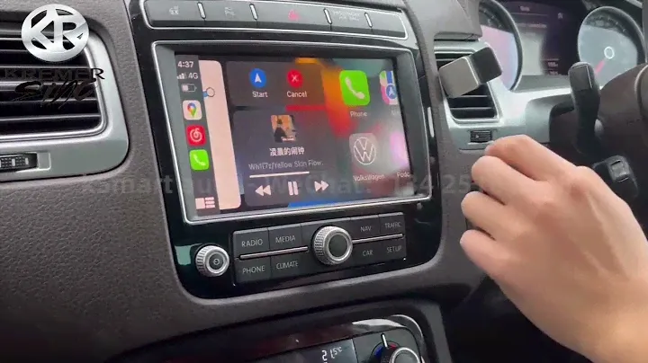 Carplay and Android Auto Retrofit for Volkswagen Touareg RNS850 2010--2018 With OEM Mic