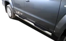 Пороги труба с проступью d76 Volkswagen Amarok 2009-2015