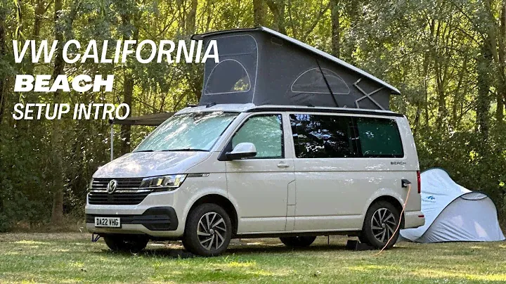 VW California Beach Tour campsite set up Intro