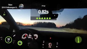 Unitronic Stage 2+ IS38 2018 VW Golf Sportwagen S 4Motion DSG 1/4 mile