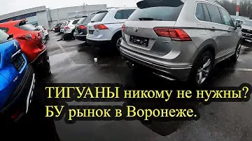 ТИГУАНЫ никому не нужны? БУ рынок в Воронеже.