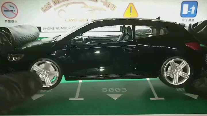 【CDW】Unboxing/Review Bburago Volkswagen Scirocco R Diecast Model Car 1:24 Alloy