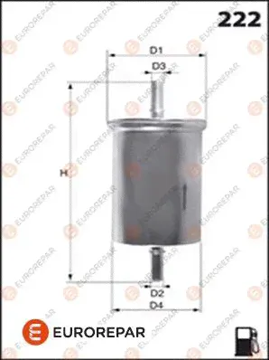 Топливный фильтр Eurorepar для Volkswagen Polo III 1994-2001. Артикул E145086-0