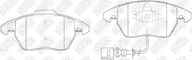Тормозные колодки NiBK передние для Volkswagen Polo V 2009-2024. Артикул PN0348W