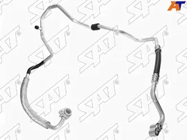 Трубка кондиционера VOLKSWAGEN POLO SEDAN 10- (от компрессора к испарителю) SAT ST-6RU820743A