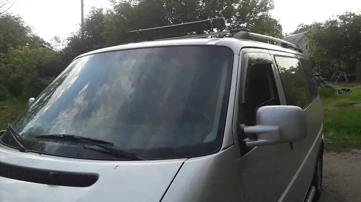 VW T-4 Было установлено - рейлинги, поперечины и led балка
