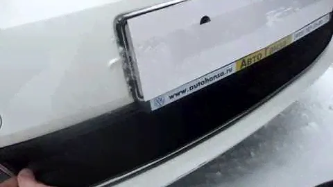 Защита радиатора VOLKSWAGEN POLO (Черный) - strelka11.ru