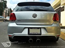 Юбка заднего бампера Maxton Design Volkswagen Polo V GTI (2009-...)