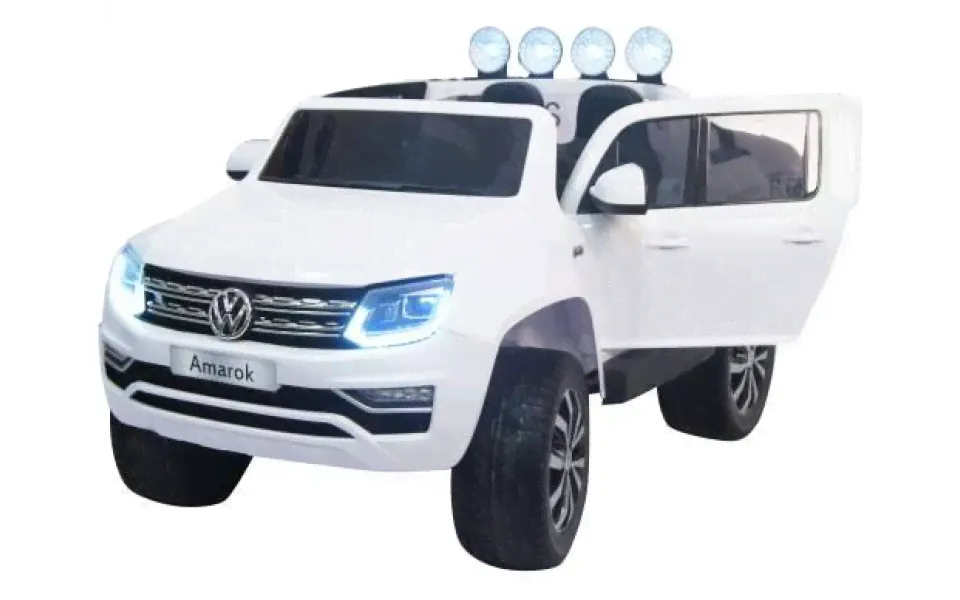 Электромобиль Volkswagen Amarok белый RIVERTOYS