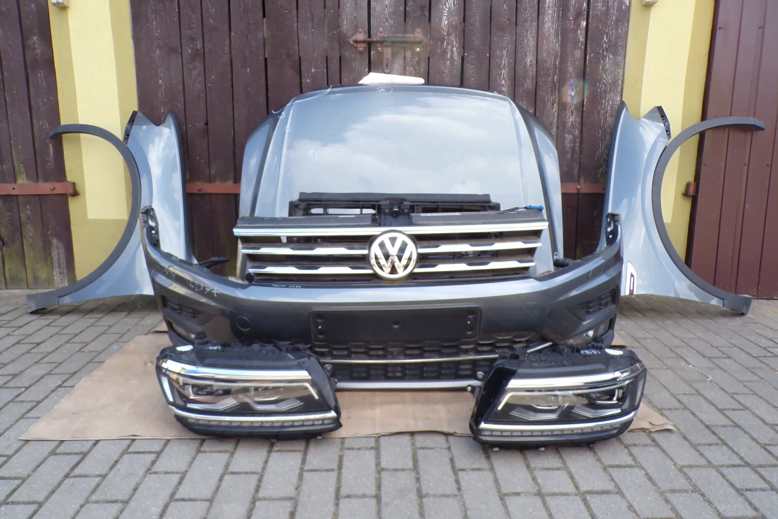 Передняя часть (ноускат) в сборе Volkswagen Tiguan 2 поколение (2016-2020), 3868783