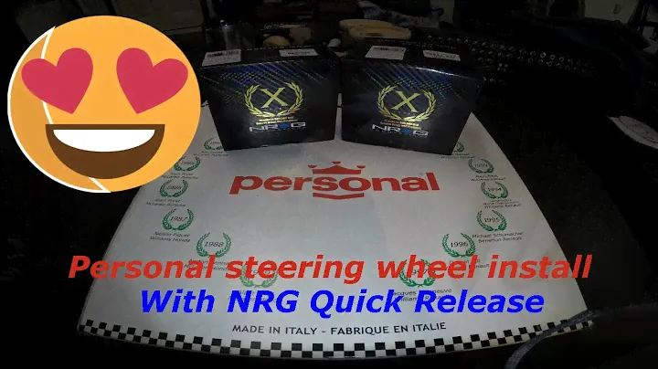 NRG quick release and personal steering wheel install on Bagged volkswagen GTI