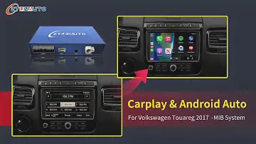 Wireless Carplay  & Android Auto Module For VW Volkswagen Touareg  2011-2015 , install step by  step