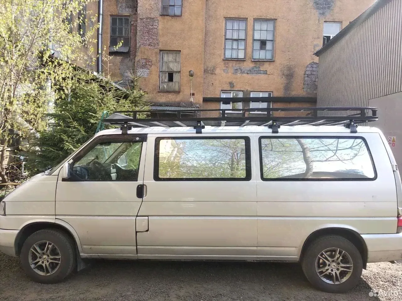 Багажник экспедиционный PROFFIT Volkswagen "Transporter T4" с выдвижной лестницей (Длинная база)-0