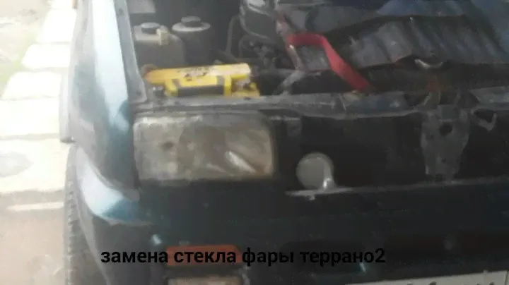 Ниссан террано2 Замена стекла фары от wv passat b3