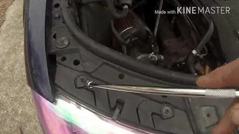 B5.5 passat headlight removal