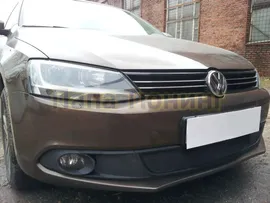 Защита радиатора Volkswagen Jetta VI 2010-2014 black
