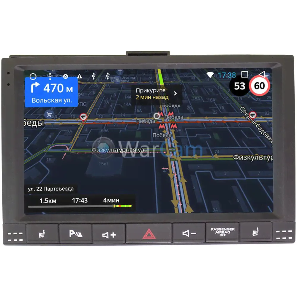 Штатная магнитола OEM GT9-9208 для Volkswagen Touareg 2002-2010 на Android 10